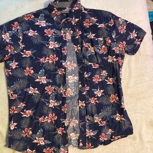 Lee Navy Floral Men's Casual Shirt